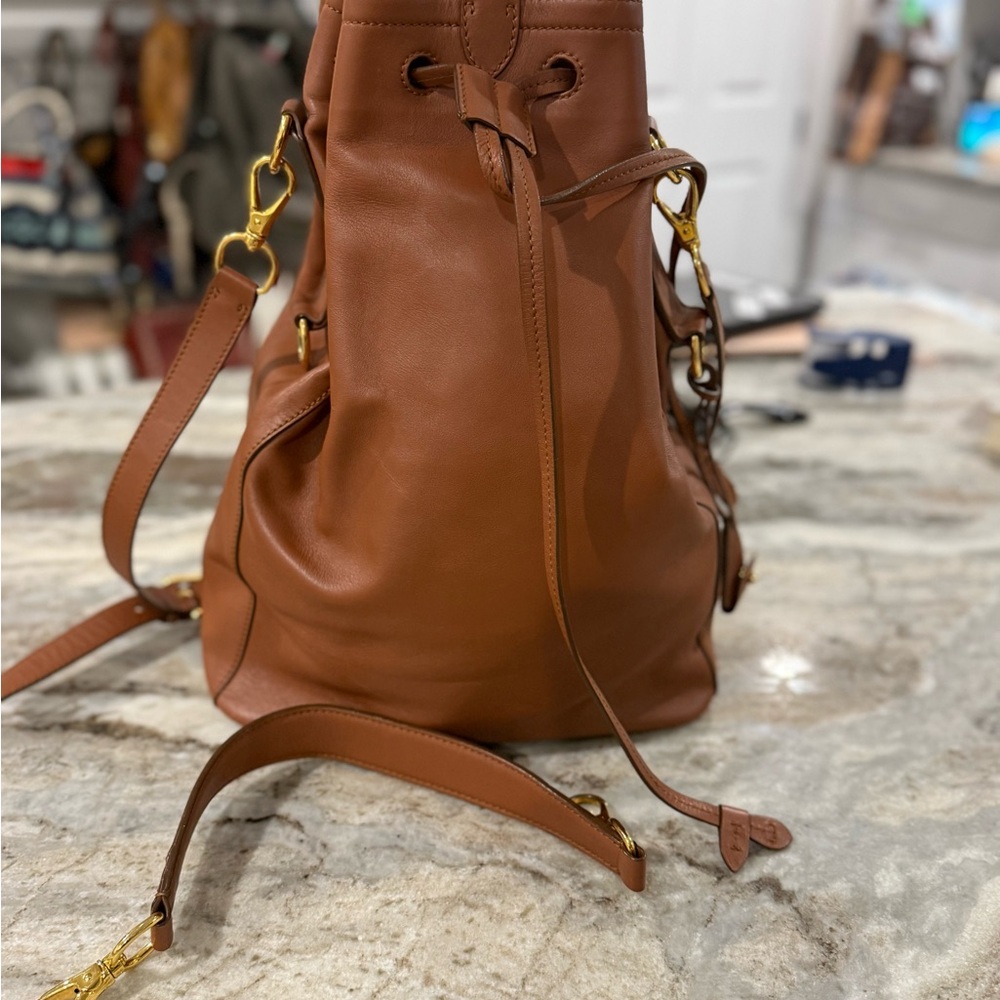 Like new The Ralph Lauren Collection Ricky large hobo bag calfskin leather - Picture 12 of 16